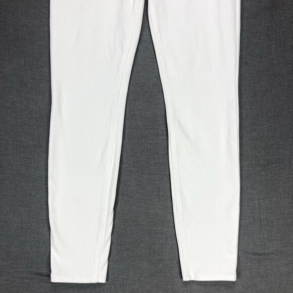 Spanx Skinny Ankle Jeggings Womens M White Stretch Comfy Pull On Shaping Pants - Picture 4 of 14